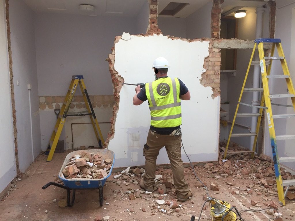 central london soft strip demolition